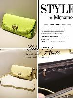 มาใหม่พร้อมส่ง กระเป๋าLuluhouse รุ่น L88-02PY/P  กระเป๋าแฟชั่นเกาหลี หนัง PU สวย นำเข้าของแท้ค่ะ 